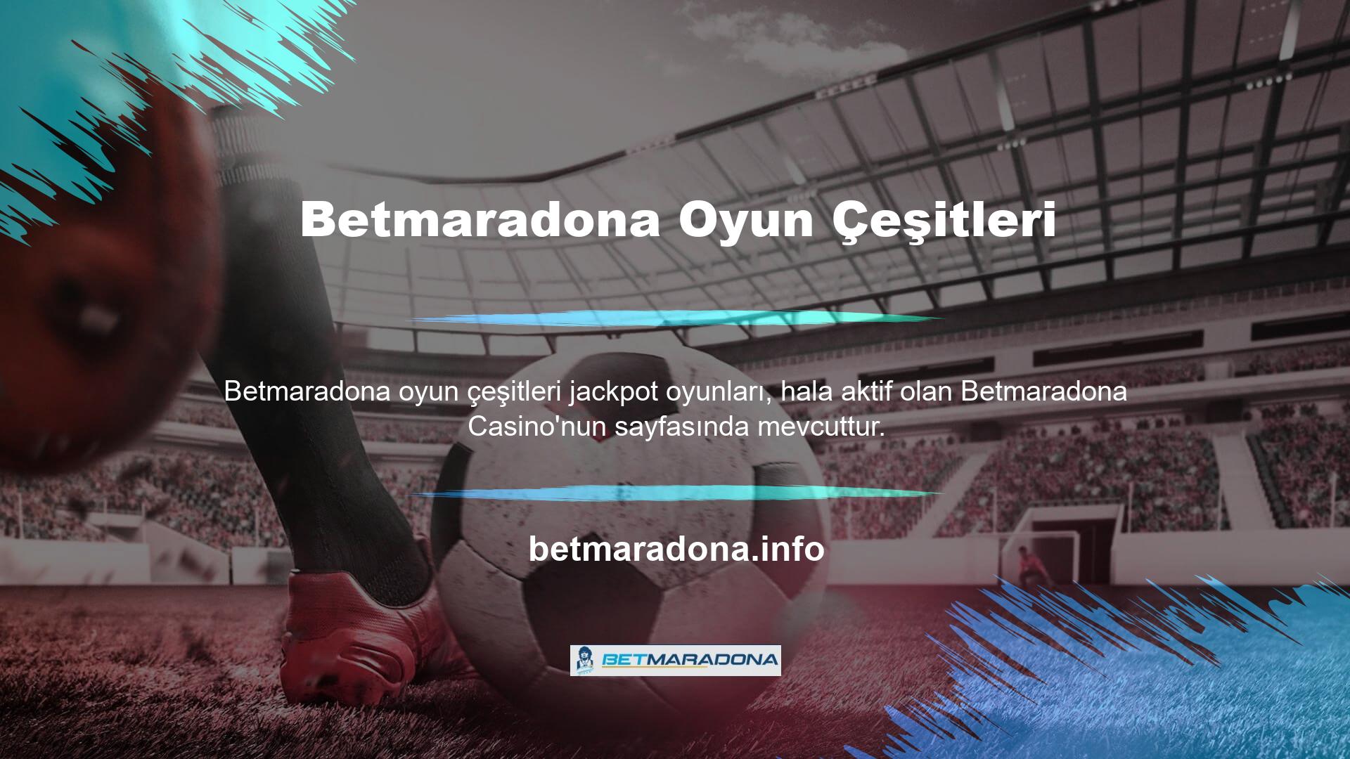Jackpot oyunları, sitedeki oyunlardan herhangi birini oynarsanız ödülü kazanabileceğiniz slot oyunlarıdır